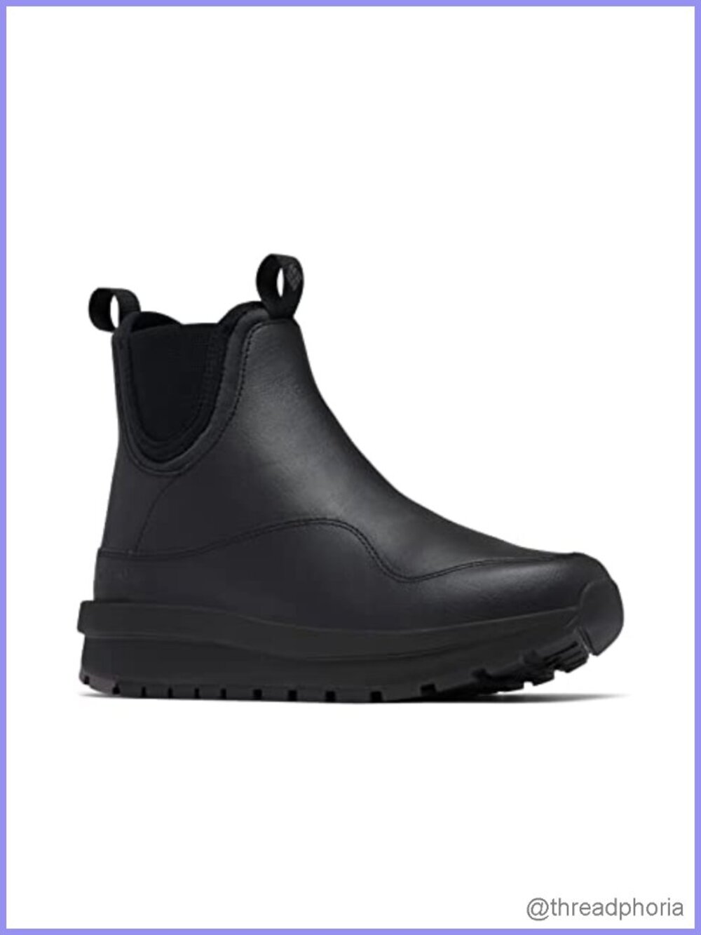Chelsea Ankle Boots Waterproof Leather Slip-On Omni-Heat Winter